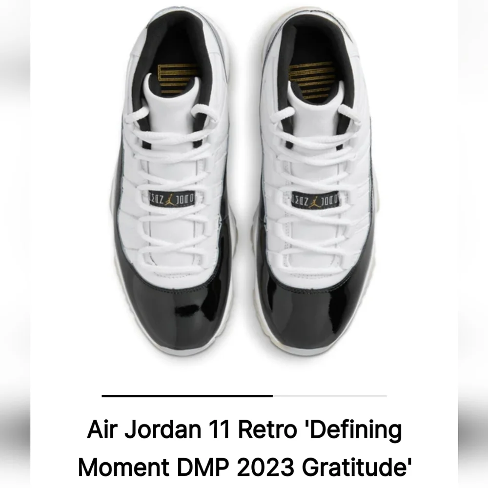 NWT Men's Air Jordan 11 Retro 'Defining Moment DMP 2023 Gratitude'